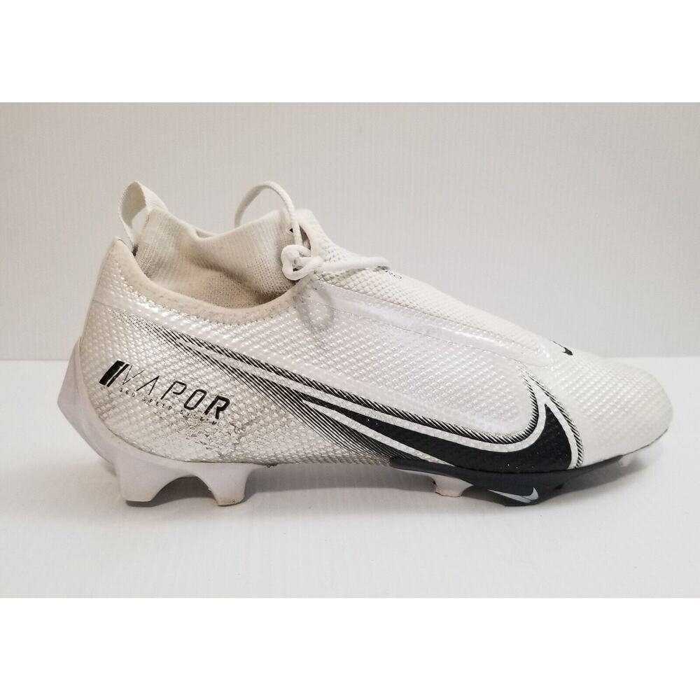 Nike Vapor Edge Pro 360 Mens Football Cleats White Black AO8277-100 Size 9